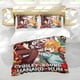 thumbnail image 5 of Toilet Bound Hanako Kun Conjunto de sábanas temático, trío de piezas, cómodo y amigable con la piel, diseño único, regalo de decoración para el hogar para familiares, amigos y fans,140cm *210cm, 5 of 6