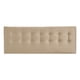 thumbnail image 1 of Respaldo Botone Felpa King Beige, 1 of 5