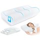 thumbnail image 1 of Almohada cervical Zibroges King de espuma viscoelástica refrigerante – color blanco, 1 of 8