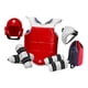 thumbnail image 2 of Equipo de protección para taekwondo, material para artes marciales, versátil, profesional, con bolsa de almacenamiento, protección para cabeza y pecho M, 2 of 5