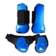 thumbnail image 3 of Las Botas Traseras Traseras Del Frente Del Caballo 4Pcs, El Fetiche Del Tendón Equino Protegen El Azul M, 3 of 5