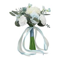 Magideal - Ramo De Novia, Dama De Honor, Boda, Ramo De Novia Artificial, Ramo De Flores Artificiales, Ramo Romántico De Dama De Honor Para Fiesta