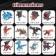 thumbnail image 5 of Figuras de juguete con forma de dragón Liberty Imports, 12 unidades, para fiestas infantiles, 5 of 7
