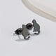 thumbnail image 1 of 1pair Cute Stainless Steel Cat Stud Earrings For Men, Minimalist Small Animal Cute Cat Earings, Pet Cat Accessories For Men, 1 of 5