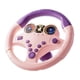 thumbnail image 3 of Simulador de Aprendizaje de Conducción para Niños, Portátil, para Niños a Partir de 3 años, Giratorio 360 degree, con Efectos de Sonido de Vehículos, Juguet Base pequeña rosa, 3 of 5