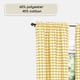 thumbnail image 3 of Cortinas de panel ACHIM Buffalo Check 42 x 84 pulgadas de poliéster/algodón, 3 of 6