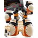 thumbnail image 1 of Rodilleras y coderas SKATEWIZ M/L Naranja para Patinaje/Skateboarding, 1 of 9