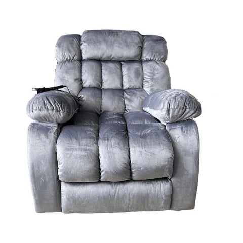 Andy Rall Home - Berger Reclinable Eléctrico Alzable Masaje All Body Gris Paradise 8413Lh
