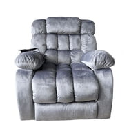 Andy Rall Home - Berger Reclinable Eléctrico Alzable Masaje All Body Gris Paradise 8413Lh
