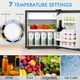 thumbnail image 4 of Refrigerador compacto COWSAR de 1.6 pies cúbicos con congelador y 7 ajustes de temperatura, 4 of 8
