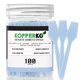 thumbnail image 1 of Espátula cosmética Kopperko 6 cm Pack de 100 color azul cielo, 1 of 9