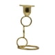 thumbnail image 1 of Portavelas Candelabro Three Loop Metal Aureato 6x13cm, 1 of 3
