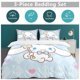thumbnail image 5 of Cinnamoroll Quilt Set Thicken Soft 3 Pieces Bedding Set All Season Duvet Cove with 2 Pillowcases for Adult Women Girls Teens Home Room Decor, 5 of 5
