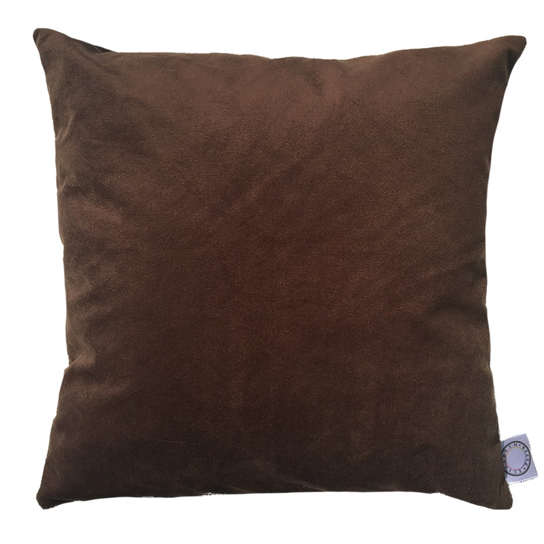 Elizabeth Peper - Funda Cojin Decorativo Diseño Cafe Oscuro 60x60