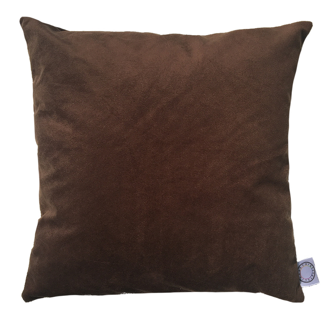 Elizabeth Peper - Funda Cojin Decorativo Diseño Cafe Oscuro 45X45