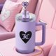 thumbnail image 3 of Vaso térmico Juicy Couture Jetsetter 1,2 L morado con glitter, 3 of 6