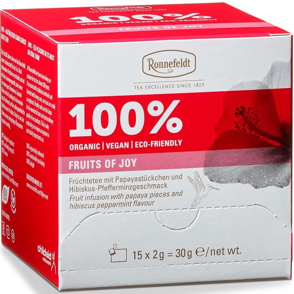 Té Ronnefeldt Fruits of Joy – 15 bolsas sin cafeína