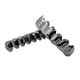 thumbnail image 3 of Parrillas Chapadas En Oro De 18 Quilates Juego De Parrilla De 8 Dientes Accesorios De Vampiro De Halloween Negro, 3 of 3