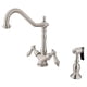 thumbnail image 1 of Grifo de cocina Kingston Brass Heritage con rociador de latón, 1 of 1