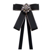 Ioensy - Broche De Cinta De Corbata De Lazo Para Mujeres Corbata Para Traje Accesorios De Ropa De Blusa