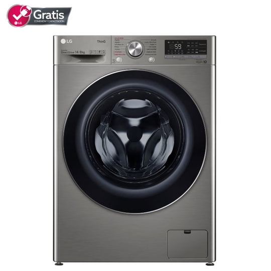 Lg - Lavadora Secadora 14 Kg / 8 Kg Wd14vvc4s6c