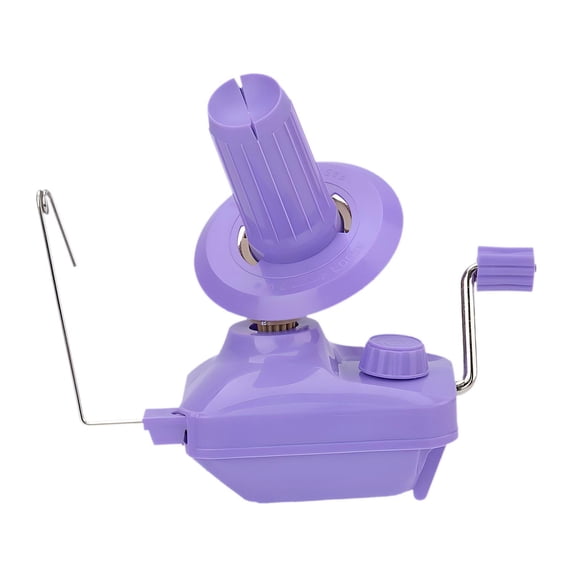 Bobinadora de lana manual, práctica, de poco ruido, multiusos, ligera, bobinadora de lana de bricolaje para el hogar, bobinadora de hilo manual para f Violeta