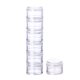 thumbnail image 5 of Organizador Semanal De Pastillas De Plástico De 7 Piezas Bote Apilable Para Botones Cuentas Transparente, 5 of 5