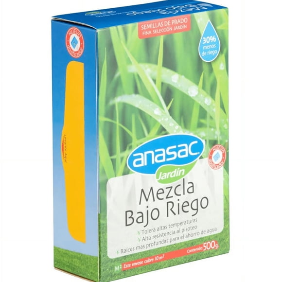 Semillas Mezcla Pasto Bajo Riego 500 Gr - Anasac
