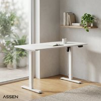 Escritorio Altura Regulable Essential 120X60Cm Blanco Assen