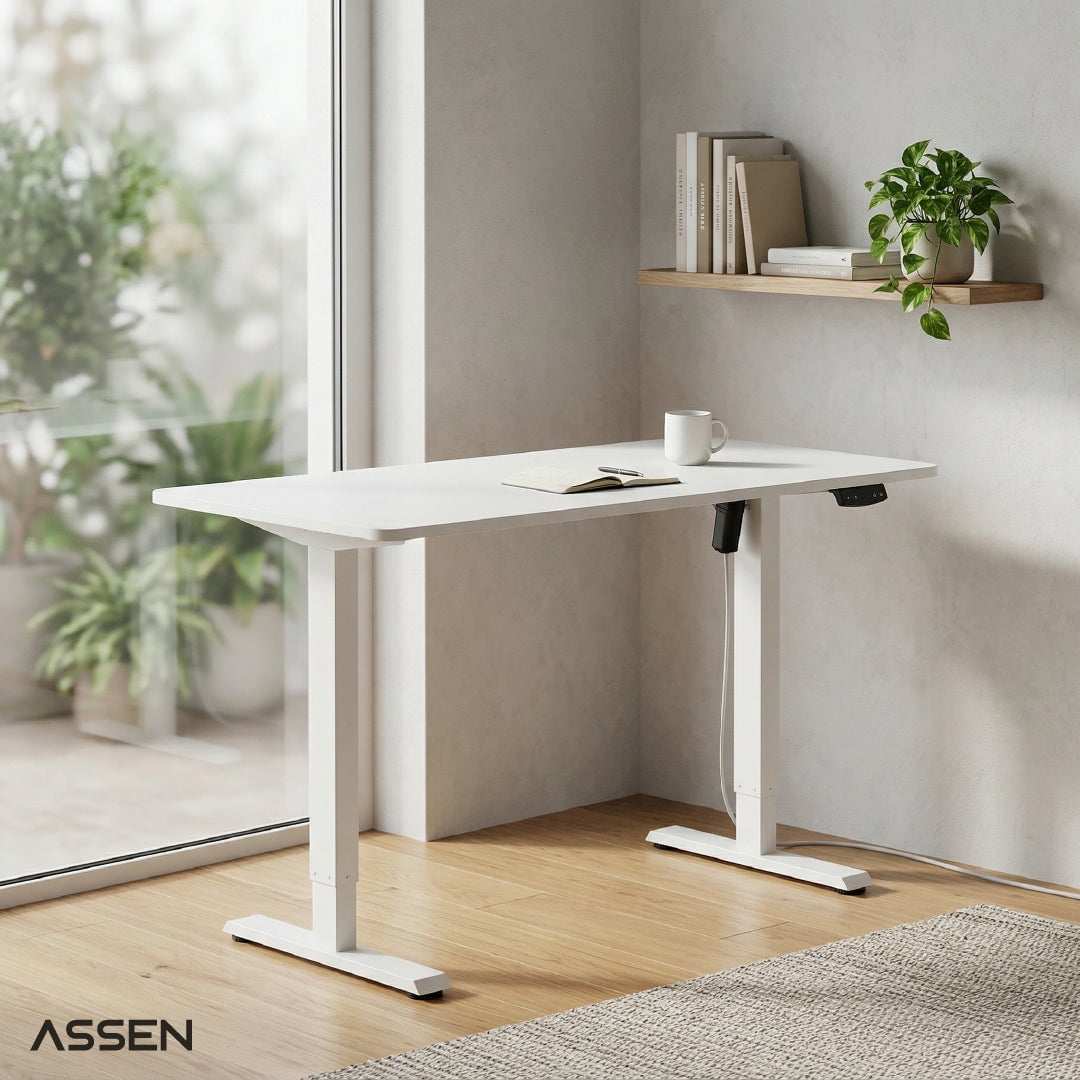 Escritorio Altura Regulable Essential 120x60cm Blanco Assen