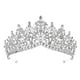thumbnail image 2 of Tiara De Boda, Dije, Regalo, Pinza Para El Pelo, Diadema Para Cumpleaños, Graduación, Niñas, Estilo B, Plata, 2 of 5
