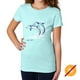 thumbnail image 3 of Camiseta Para Jóvenes - Delfines En Acuarela - Azul Hielo De Para - Camiseta (xl), 3 of 4