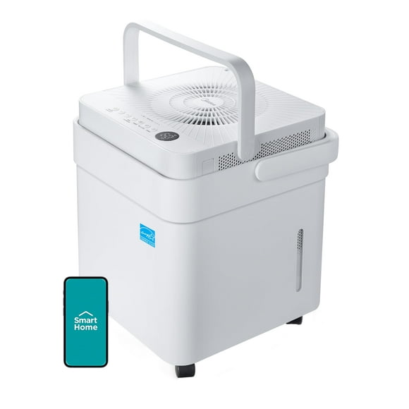 Deshumidificador Midea Cube de 20 pintas para sótano de 1500 metros cuadrados Pies