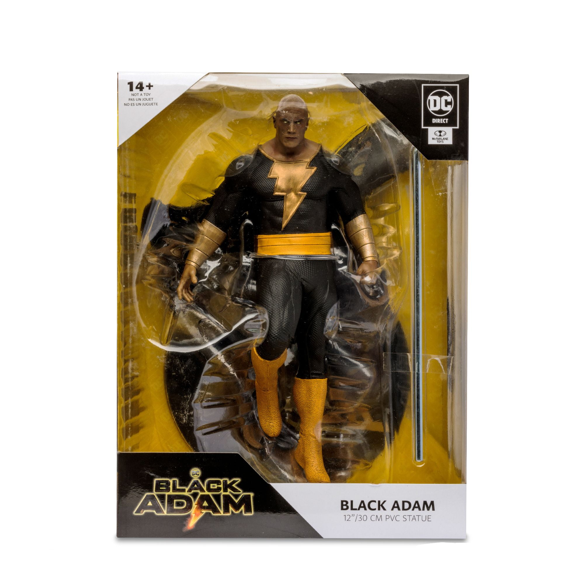 Figura De 30 Centímetros Black Adam Dc Comics.