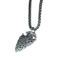 Ioensy - Colgante Collar Brújula Símbolo Cadena Joyería Para Amigos Hombres