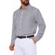 thumbnail image 4 of Camisa a Rayas de Manga Larga Casual para Hombre INSPIRE CHIC con Bolsillo en el Pecho L Negro Blanco, 4 of 5