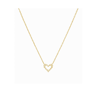 Joyas Adonis - Collar En Acero Corazón Con Brillo