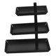 thumbnail image 2 of Soporte Para Cupcakes De 3 Niveles, Soporte Para Tartas De Regalo Para Celebraciones, Accesorios De Aniversario, Color Negro, 2 of 5