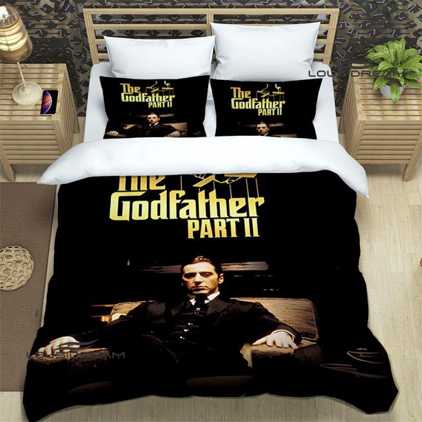 v1015 Bed Sheets The Godfather printed Bedding Sets exquisite bed supplies set duvet cover bed comforter set bedding set luxury birthday gift 3-Piece Bedding Set (1 Duvet Cover + 2 Pillow Shams) Bed S