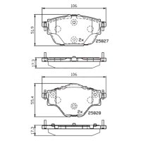 Pastillas Freno Para Auto Comline Cbp32235