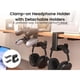 thumbnail image 2 of Soporte para auriculares y controles EURPMASK 3 en 1 con abrazadera 360°, 2 of 3