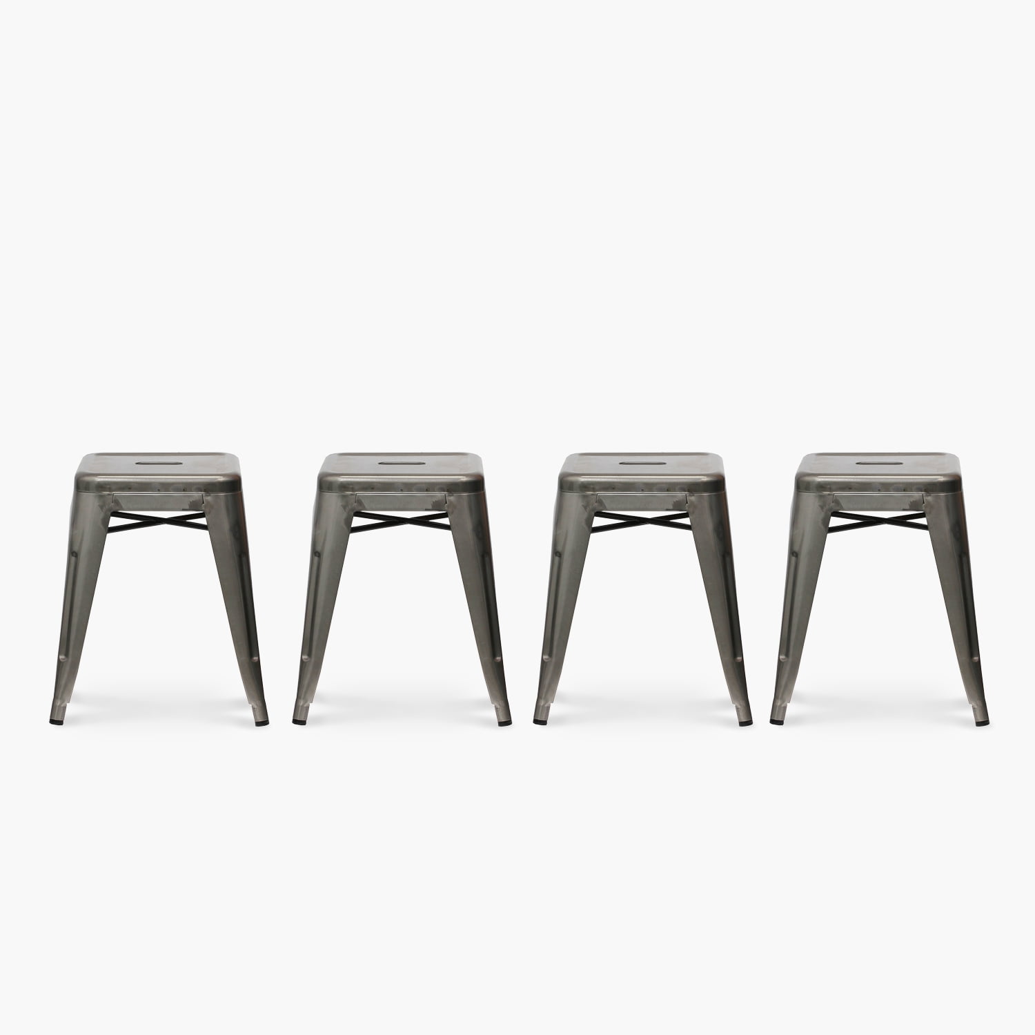 Form Design - Pack 4 Pisos Tolix Metal Metal
