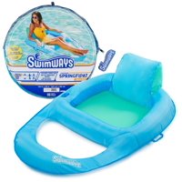 Tumbona Swimways Spring Float Premium Reclinable Azul Cielo