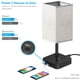 thumbnail image 3 of Lámpara de mesa con control táctil, USB-C y USB-A, 220 V, 3 of 8