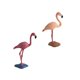 thumbnail image 2 of 2 Piezas Animales En Miniatura Pájaros Modelo Figurita Estatua Scupltue Juguete Flamenco, 2 of 5