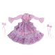 thumbnail image 3 of Vestido lolita floral 1/3 bjd rosa con accesorio para mu?ecas lolita nocturnas, 3 of 5