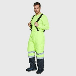 Jayson - Jardinera Impermeable Alta Visibilidad Amarillo Xl