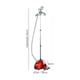 thumbnail image 3 of Plancha A Vapor Vertical 2000W 1600ml Rojo SK-4002 Sokany, 3 of 4