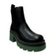 thumbnail image 2 of Botin Ecocuero ZAZ60 Negro Verde, 2 of 5