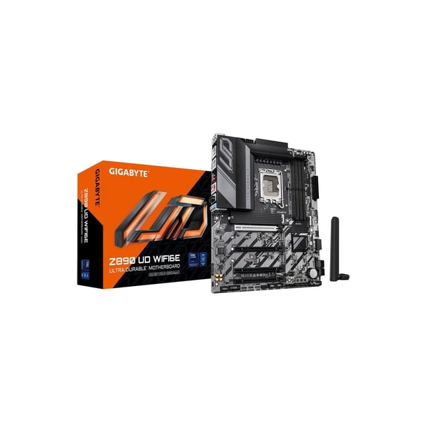 Intel Gigabyte Z890 UD WiFi6E Ultra Core (Series 2) LGA 1851 ATX DDR5 3x M.2 PCIe 5.0 USB Tipo-C Frontal LAN 2.5GbE EZ-Latch